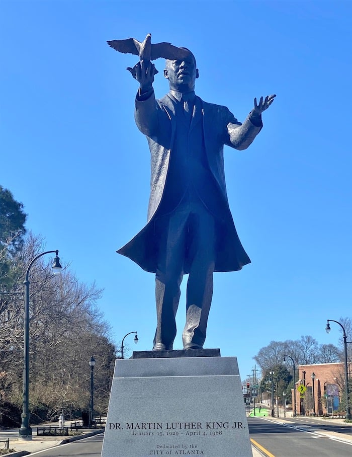 Martin Luther King Sculpture in Atlanta