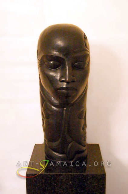 Gene Pearson Sculpture of a bronze head