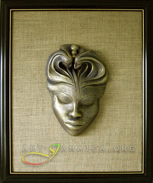 Phillip Supersad Ceramic artwork - a mask or face