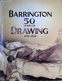 Book title of Barrington - 50 years of Drawing